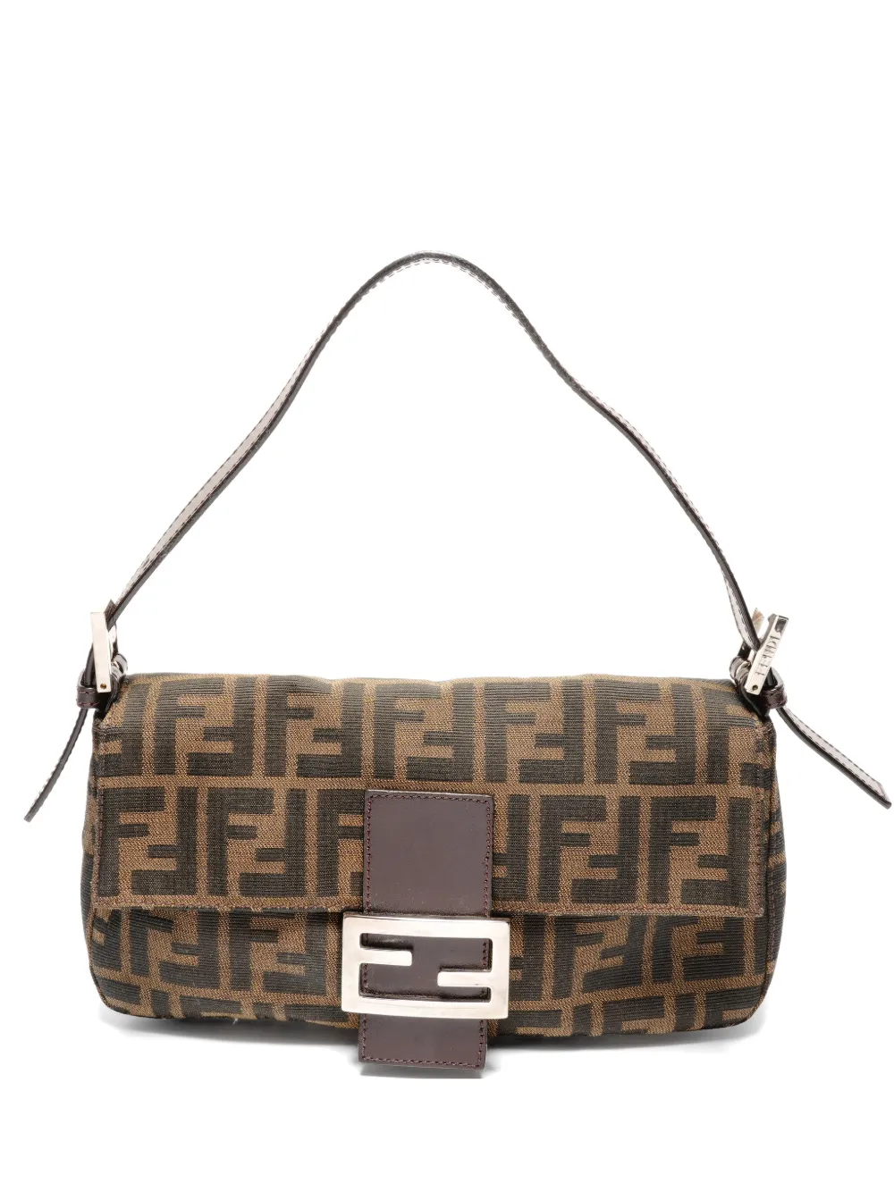 Fendi Pre-Owned 1990s zucca baguette shoulder bag - Nero