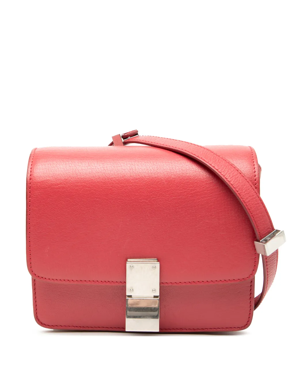 Celine Pre-Owned 2010-2026 Small Calfskin Classic Box crossbody bag - Rosso