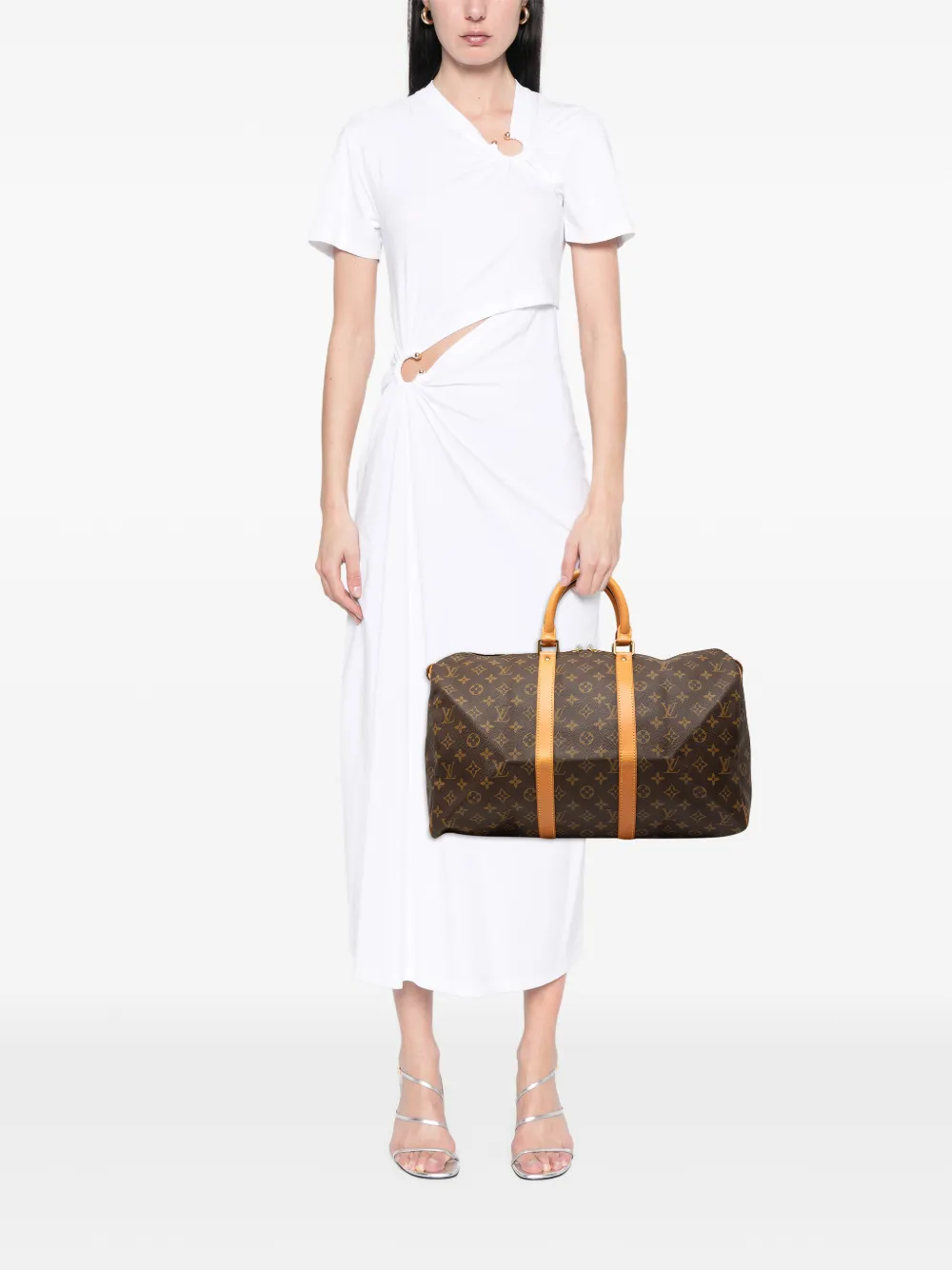  Louis Vuitton Pre-owned 1994 Monogram Keepall 45 Travel Bag - Brown 