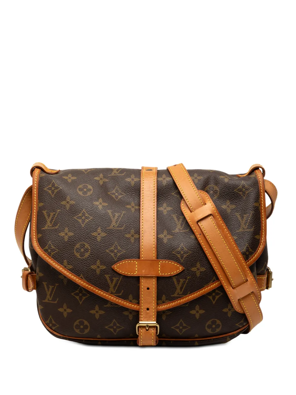 Louis Vuitton Pre-Owned 1993 Monogram Saumur 30 crossbody bag - Braun
