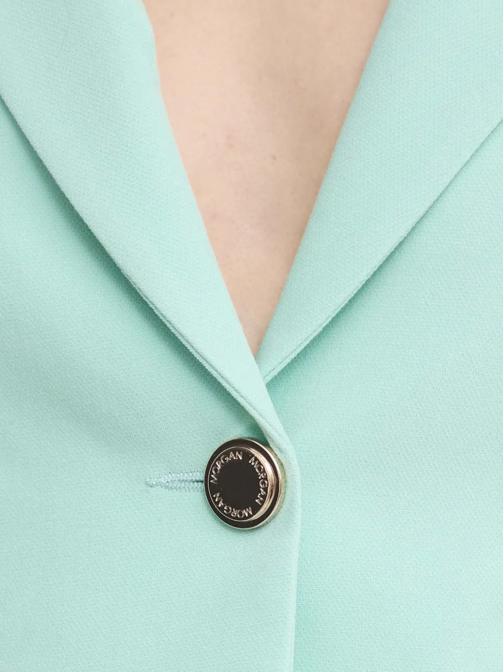 Morgan Blazer met enkele rij knopen Groen