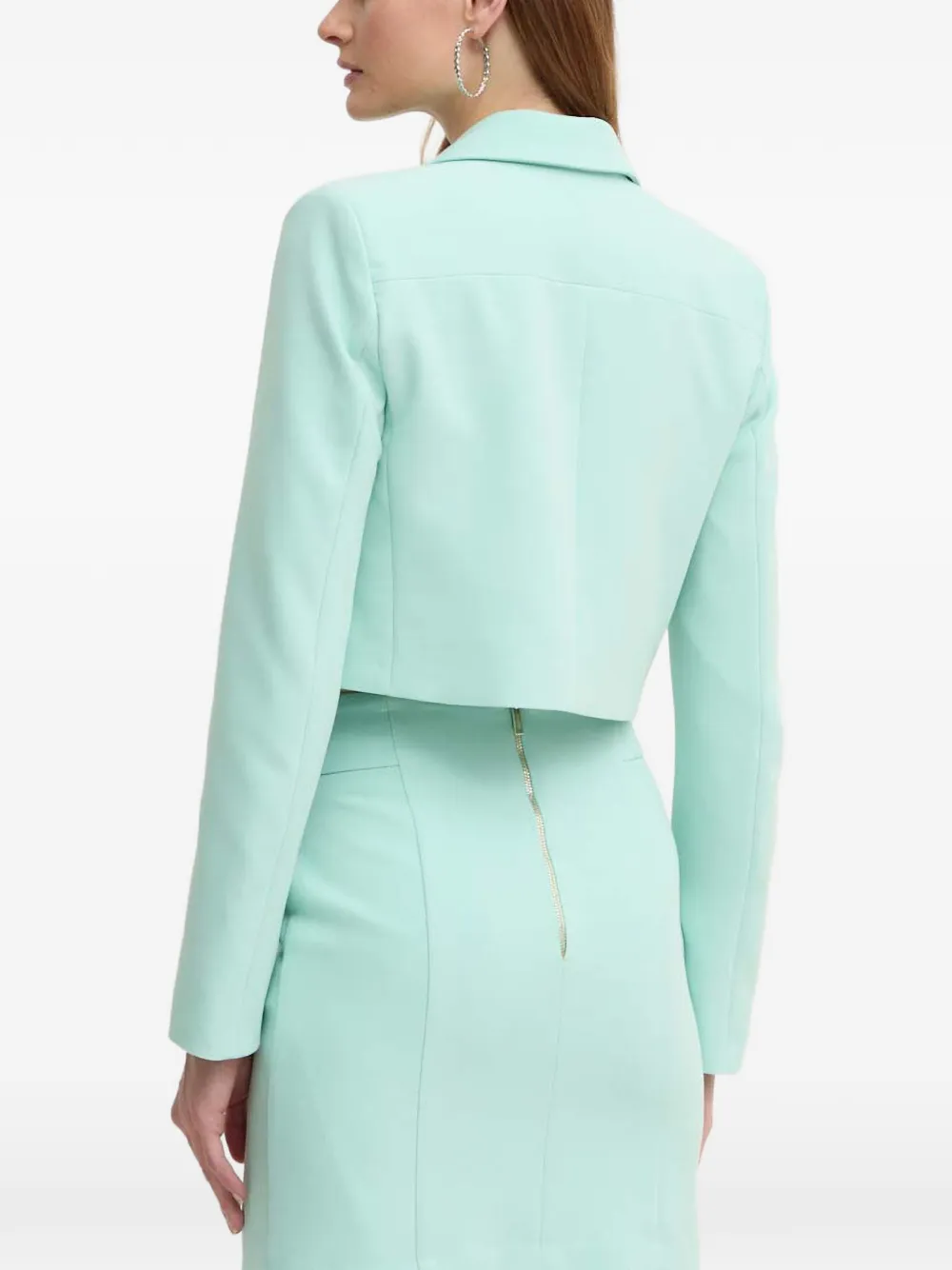 Morgan Blazer met enkele rij knopen Groen