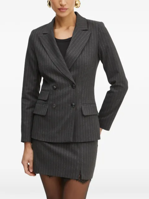 Morgan pinstripe double-breasted blazer