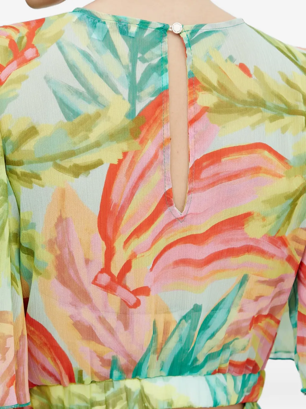 Morgan Maxi-jurk met bloemenprint Groen