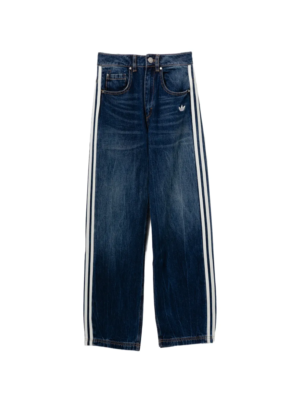 adidas loose-fit jeans - Blu