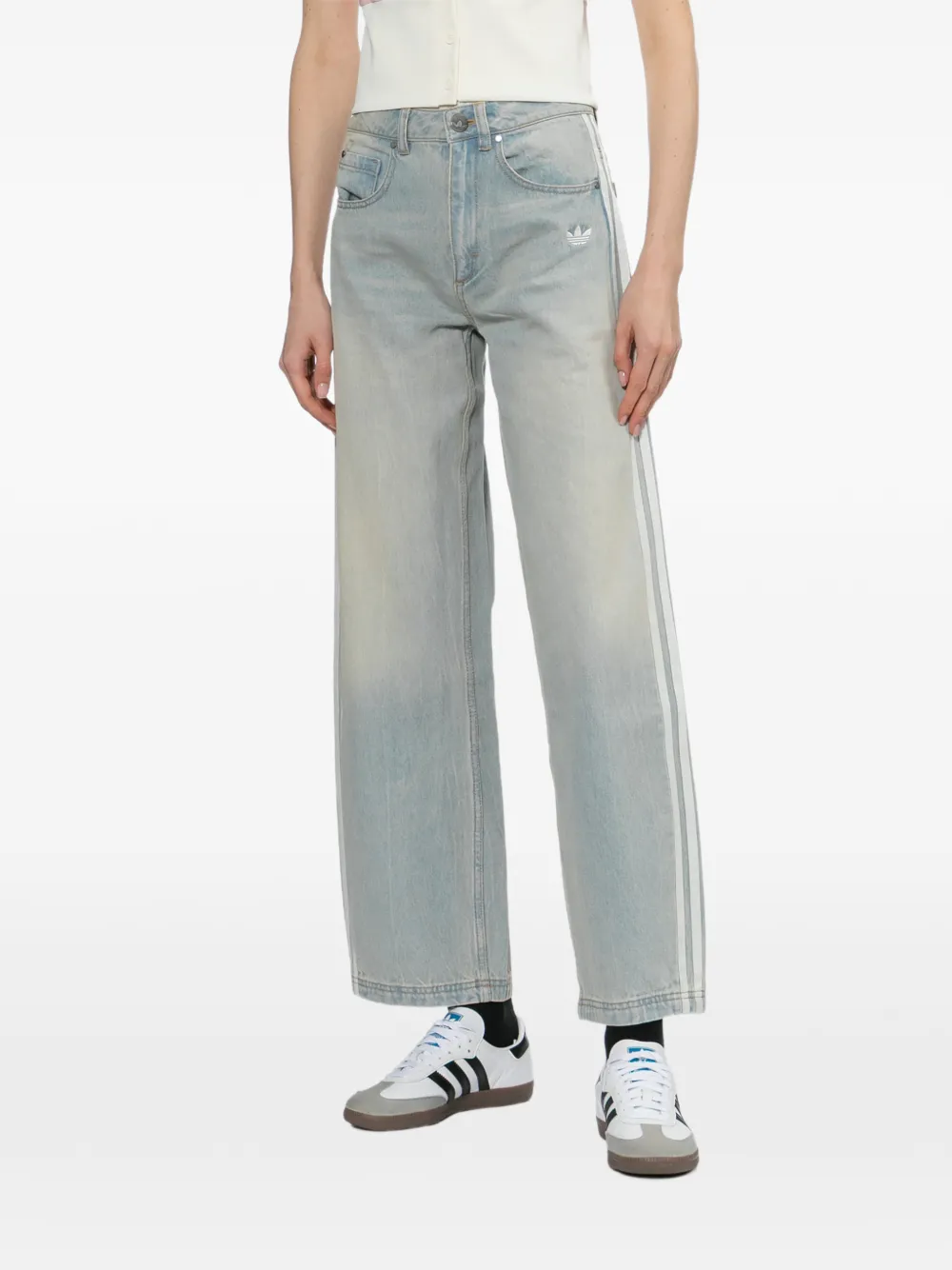  Adidas Adilenium Season 3 Loose-fit Jeans - Blue 