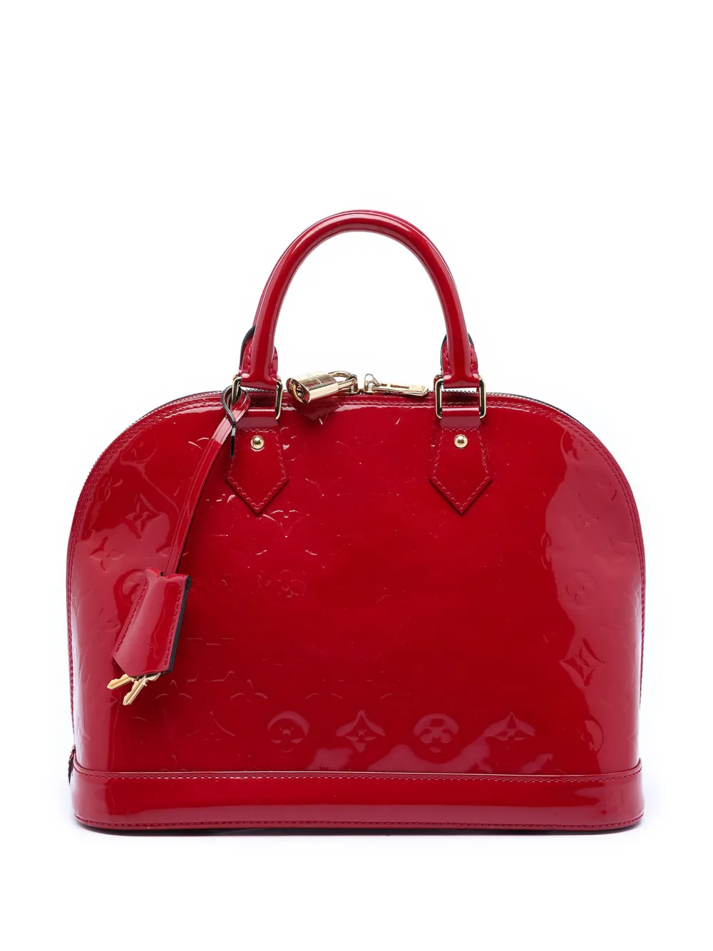 Louis Vuitton Pre-Owned 2013 Monogram Vernis Alma PM handbag - Rosso