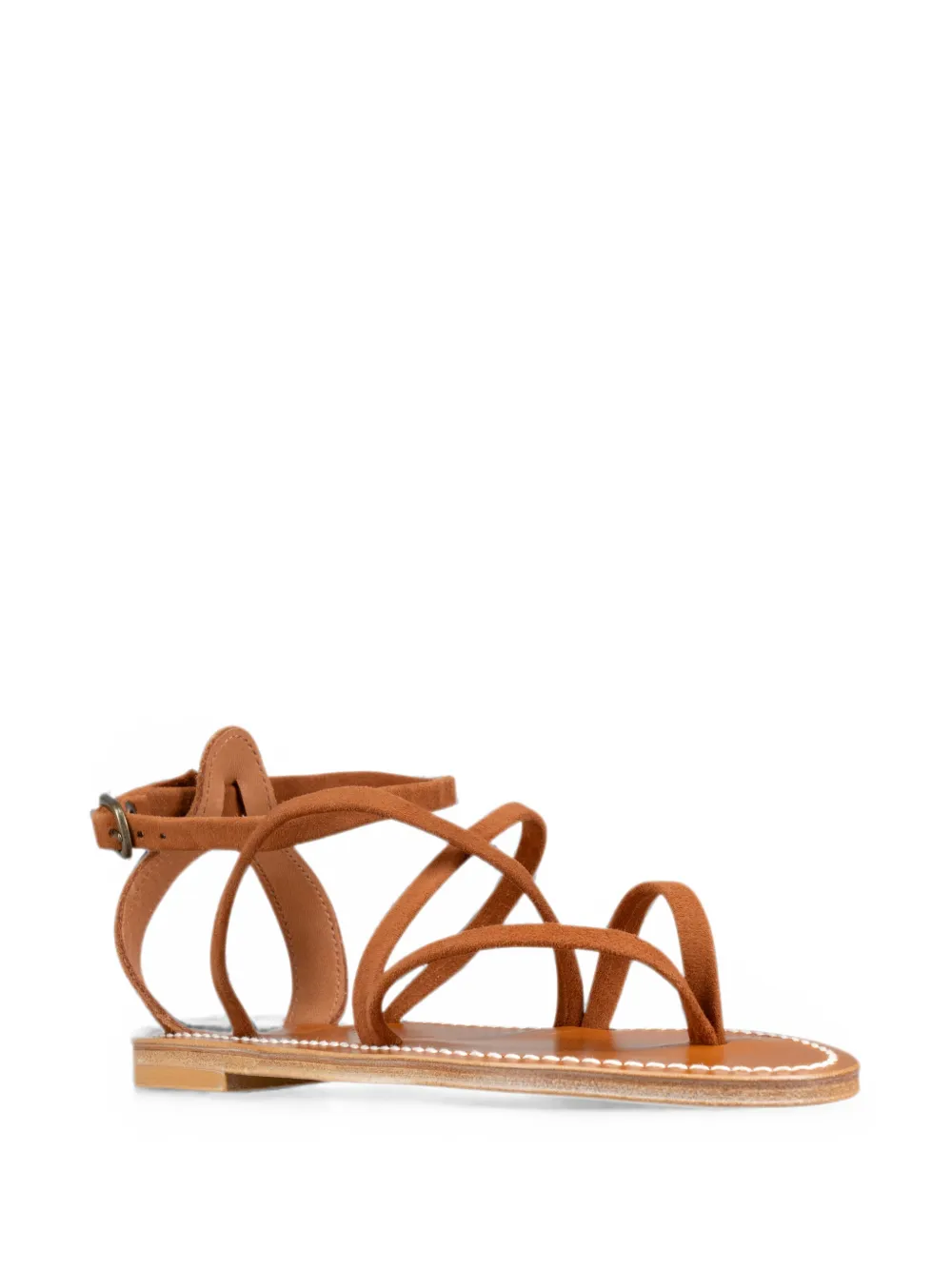 K. Jacques Epicure strappy leather sandals Bruin