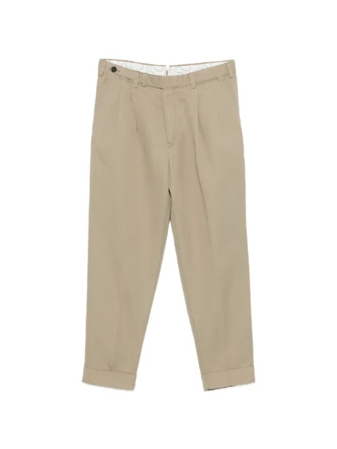 PT Torino pleated cuffed trousers