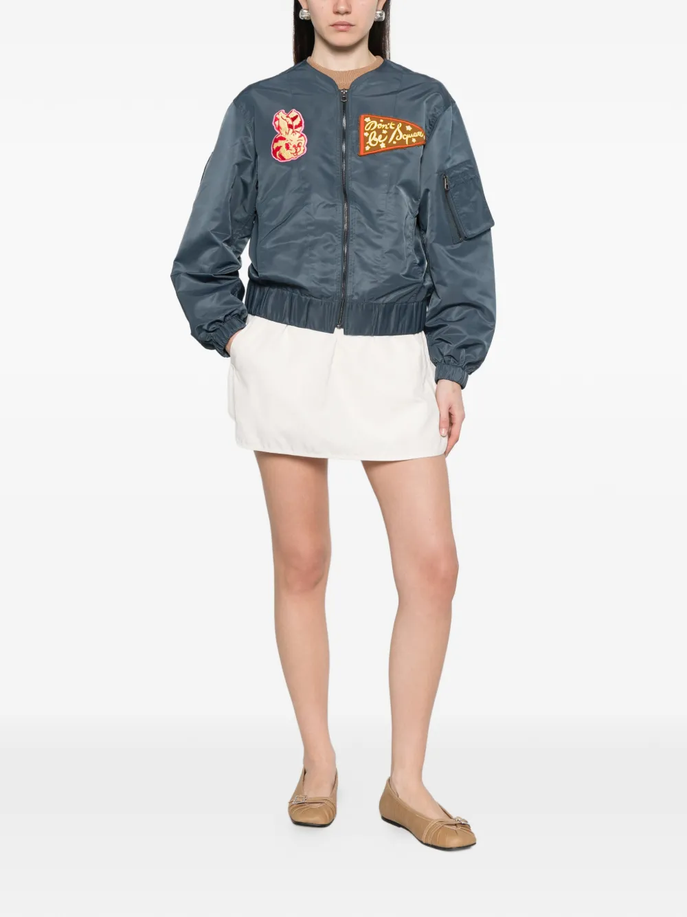  Kenzo Appliqué Zip Jacket - Blue 