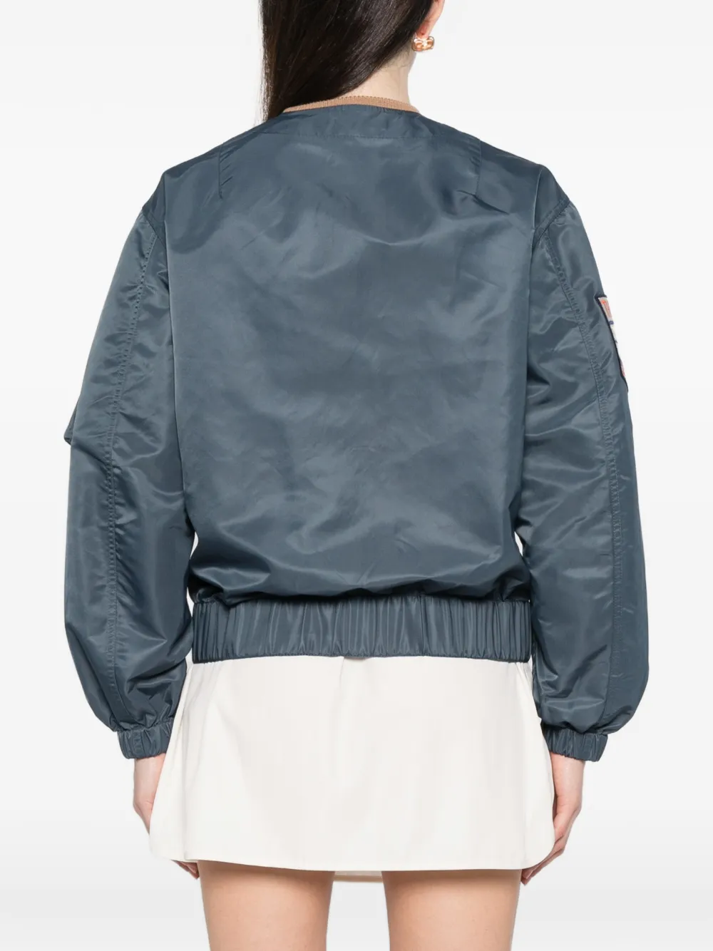 Kenzo Jack met rits en applicatie Blauw
