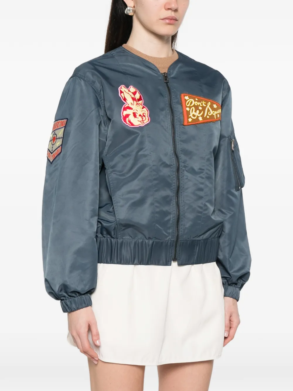  Kenzo Appliqué Zip Jacket - Blue 