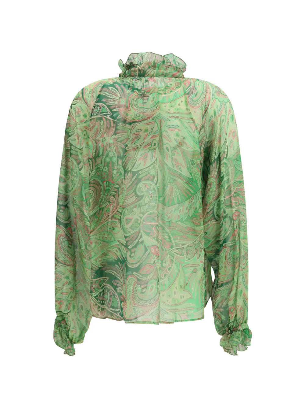 frill paisley shirt