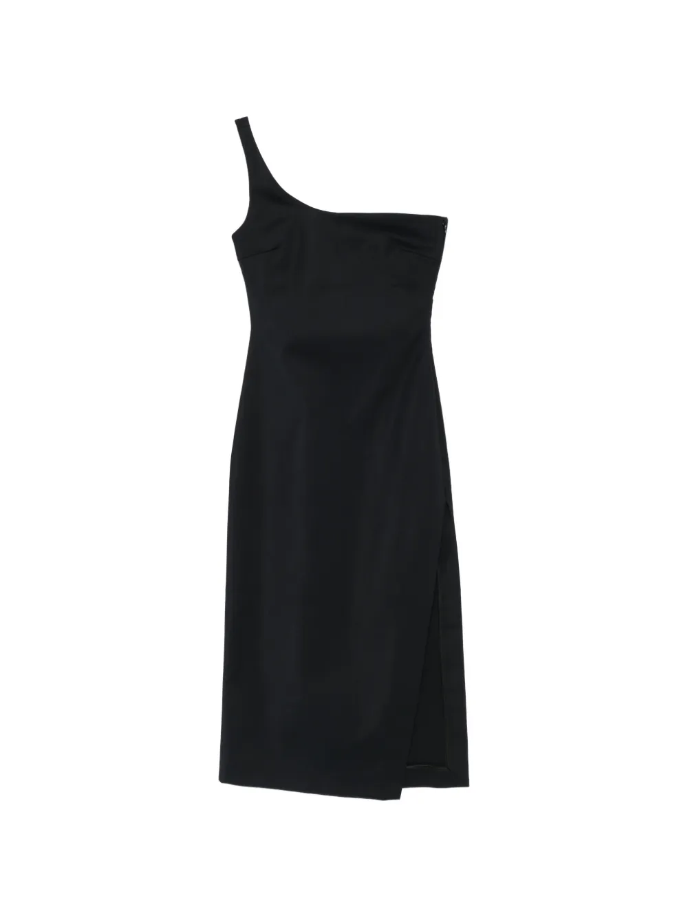 Coperni one-shoulder midi dress - Nero