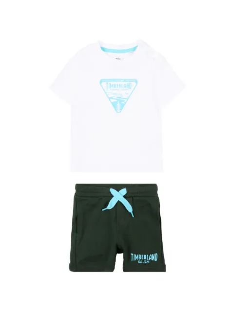 Timberland Kids set de shorts con estampado gráfico