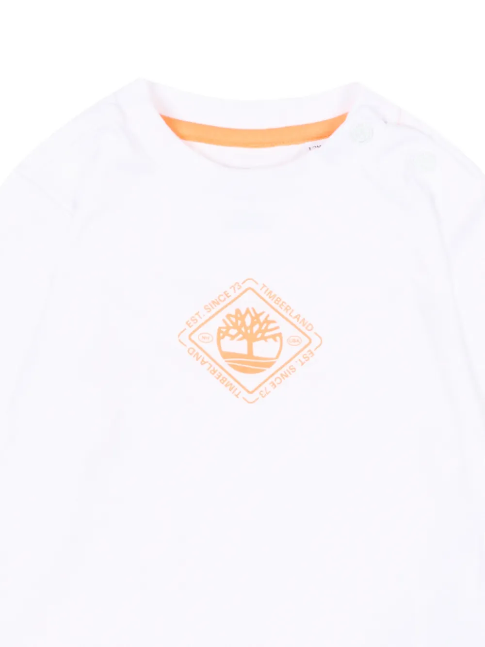 Timberland Kids T-shirt met lange mouwen Wit