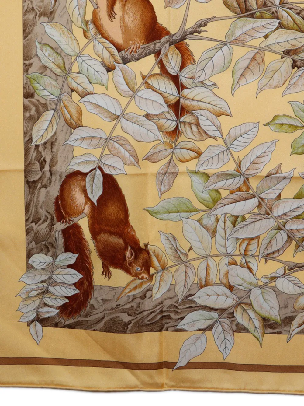 20th Century Casse Noisette Silk Scarf 90 Scarves