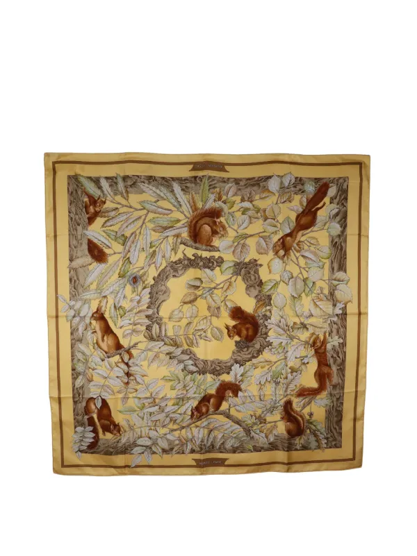 Hermès Pre-Owned 20th Century Casse Noisette 90 シルクスカーフ
