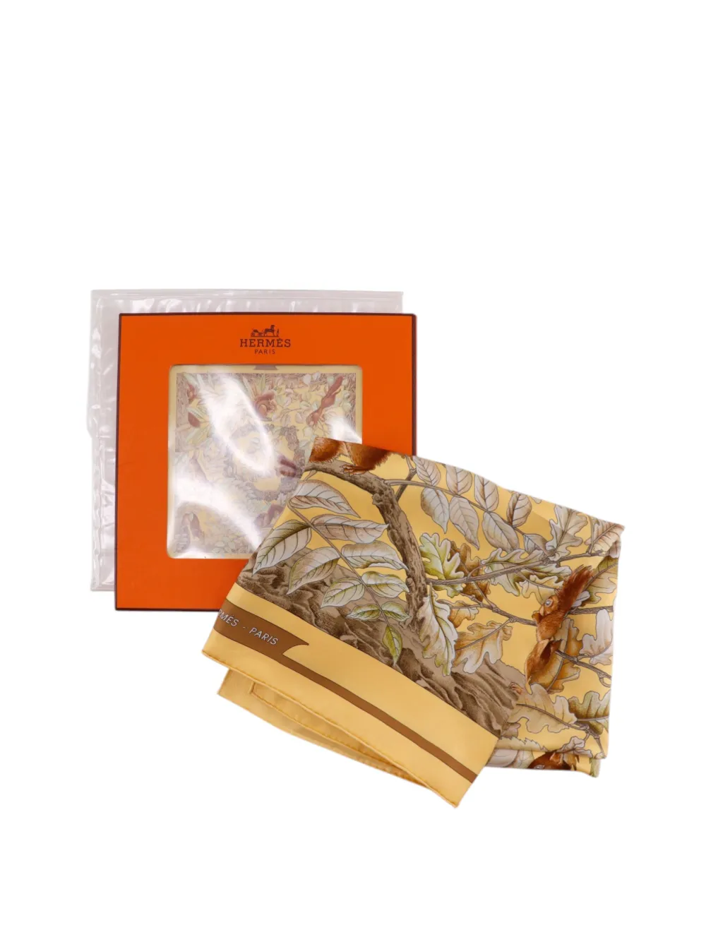 20th Century Casse Noisette Silk Scarf 90 Scarves