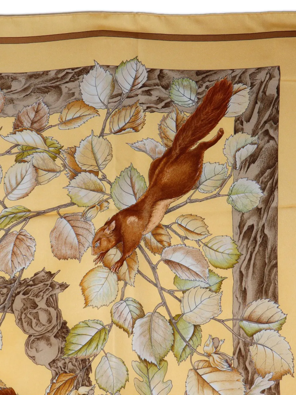 20th Century Casse Noisette Silk Scarf 90 Scarves