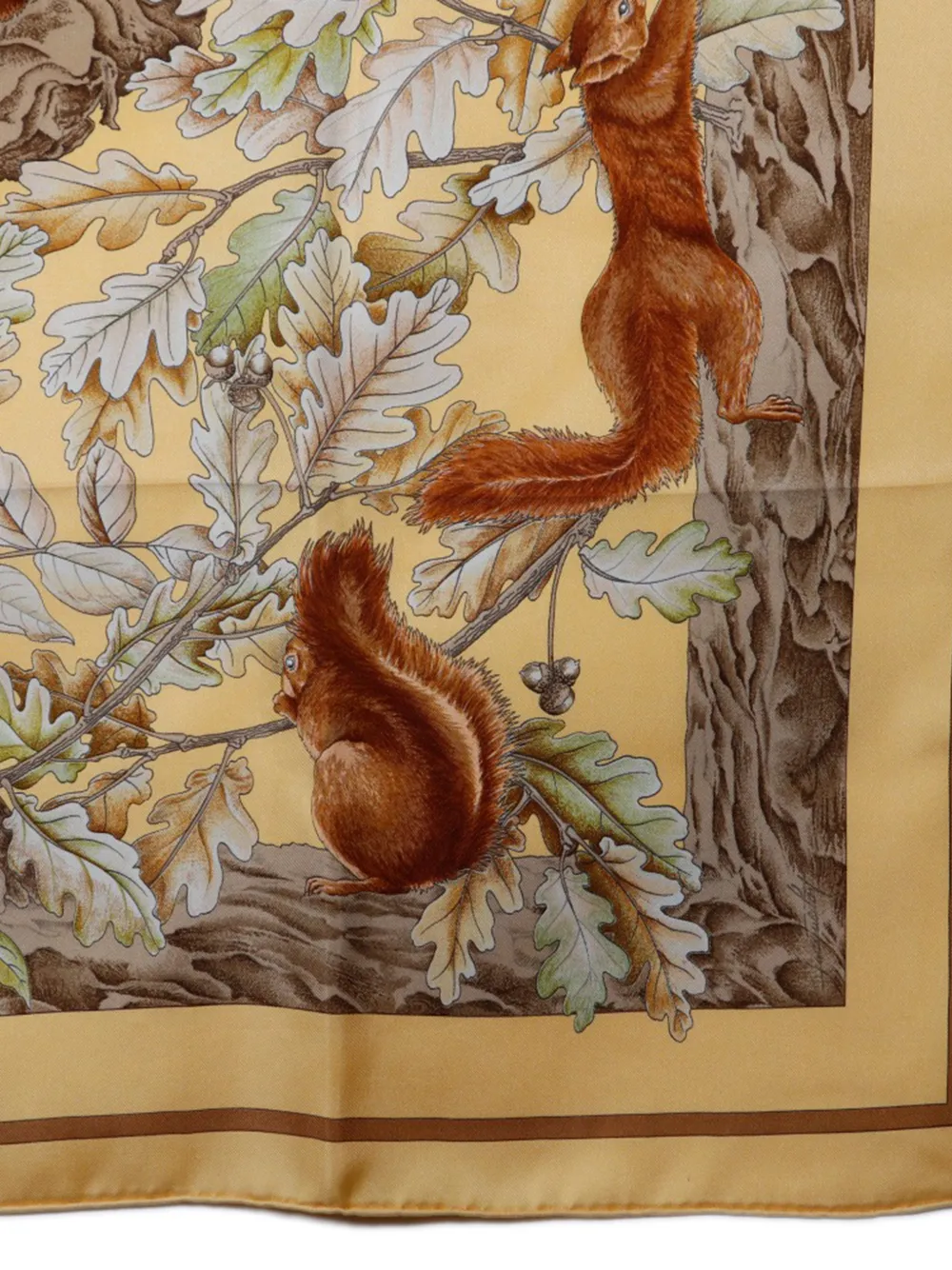 20th Century Casse Noisette Silk Scarf 90 Scarves