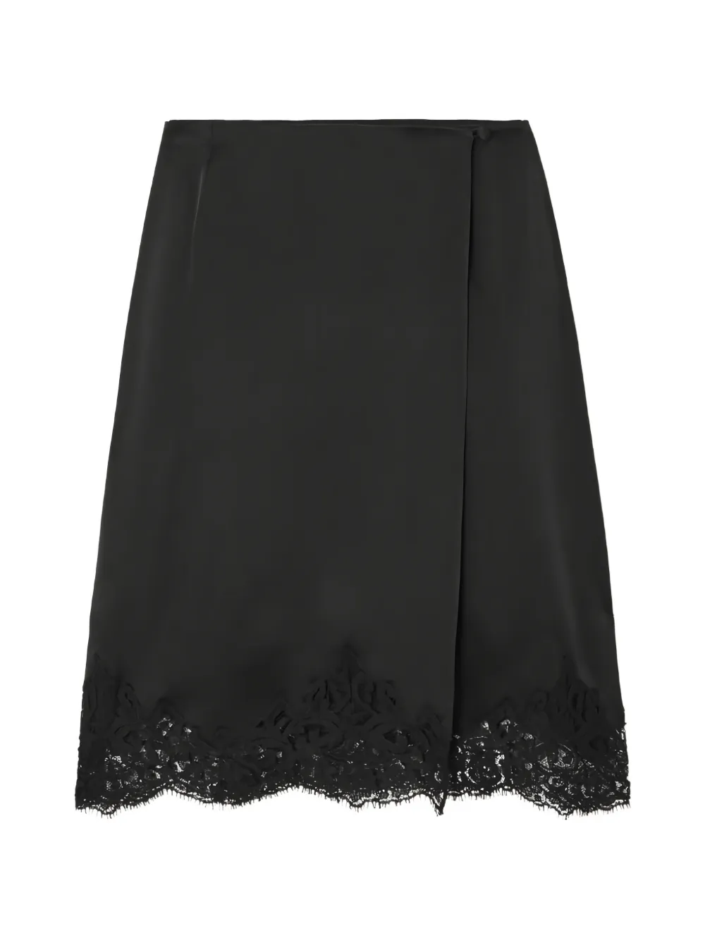 Stella McCartney Iconic lace-trim mini skirt - Nero