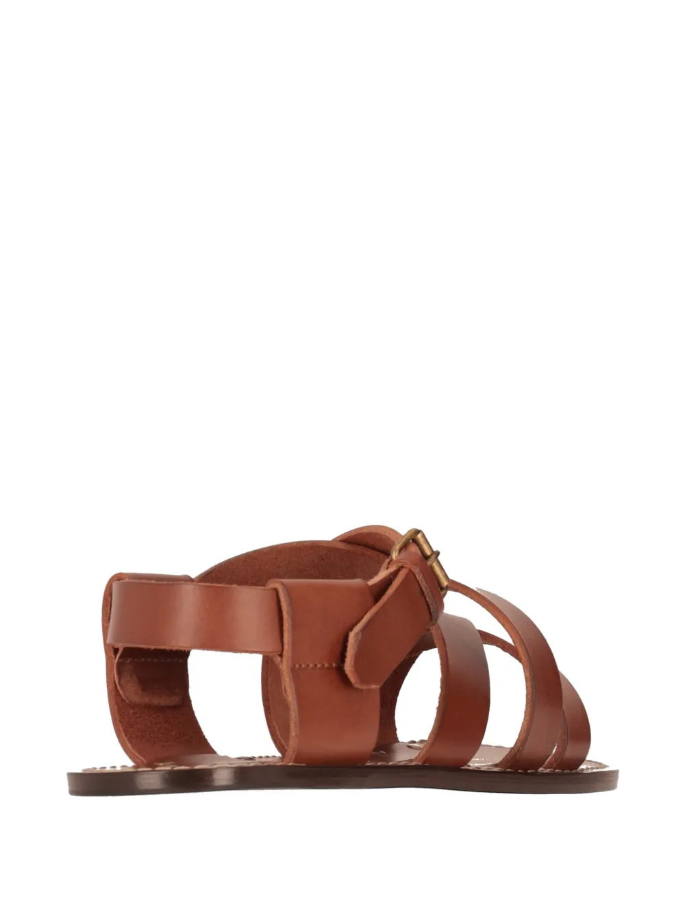 Saint Laurent Cheever sandalen met gespsluiting Bruin