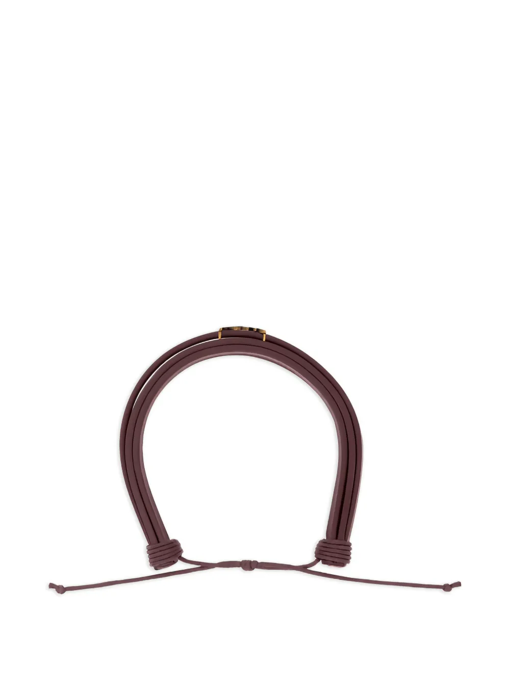  Saint Laurent Cassandre String Bracelet - Red 
