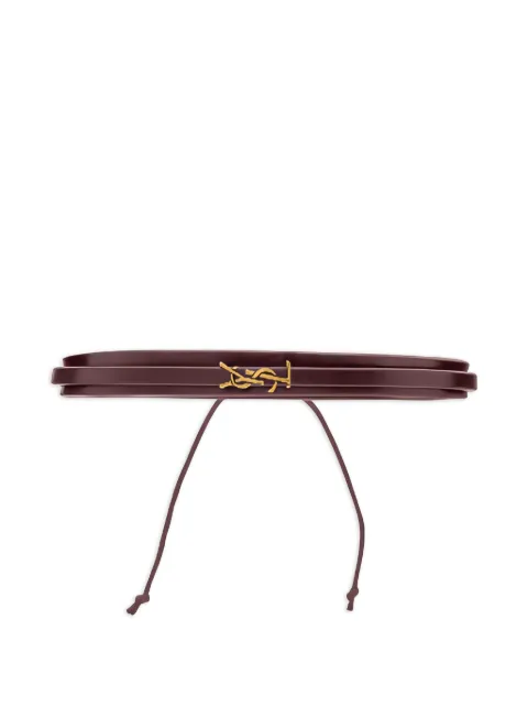 Saint Laurent Cassandre string bracelet
