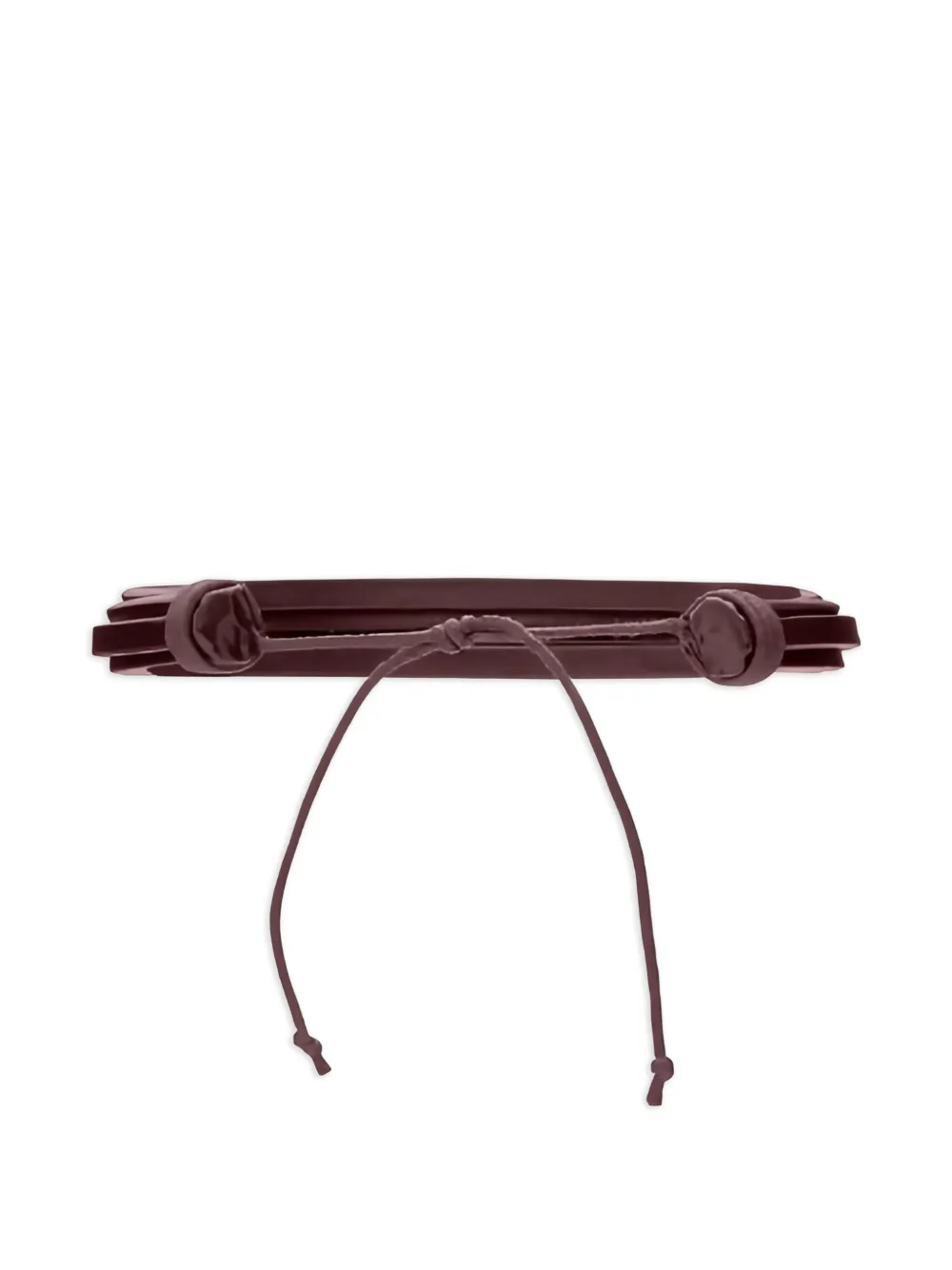  Saint Laurent Cassandre String Bracelet - Red 