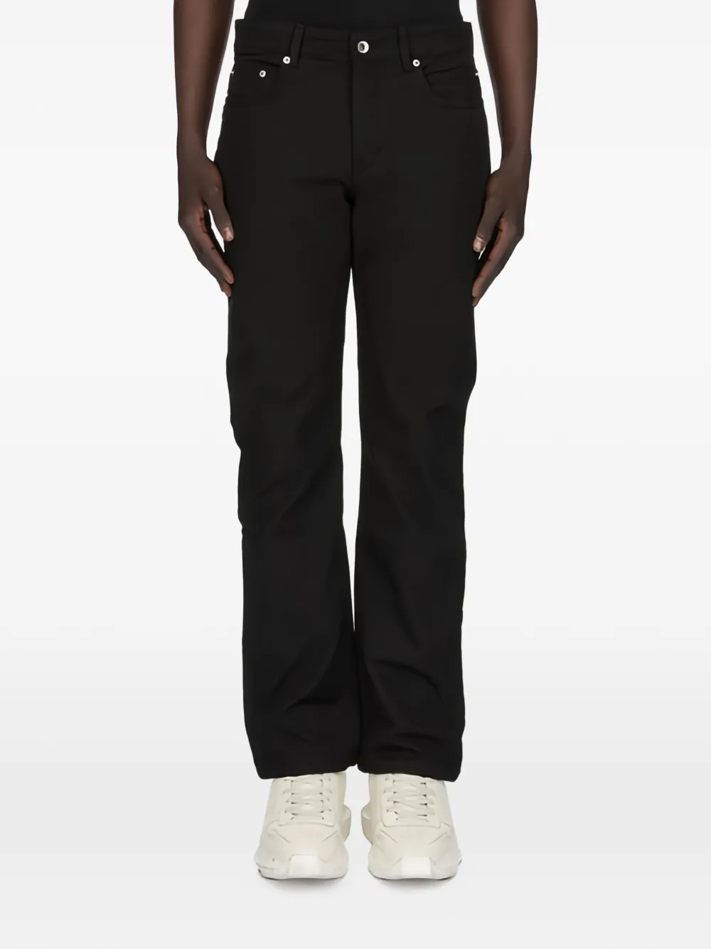 Rick Owens Fog Cut jeans - Nero