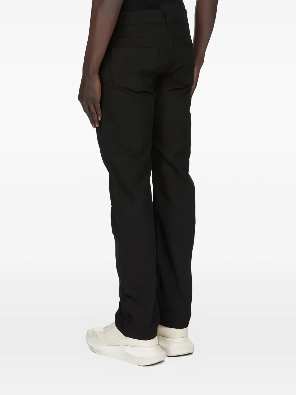  Rick Owens Vaqueros Fog Cut - Negro 