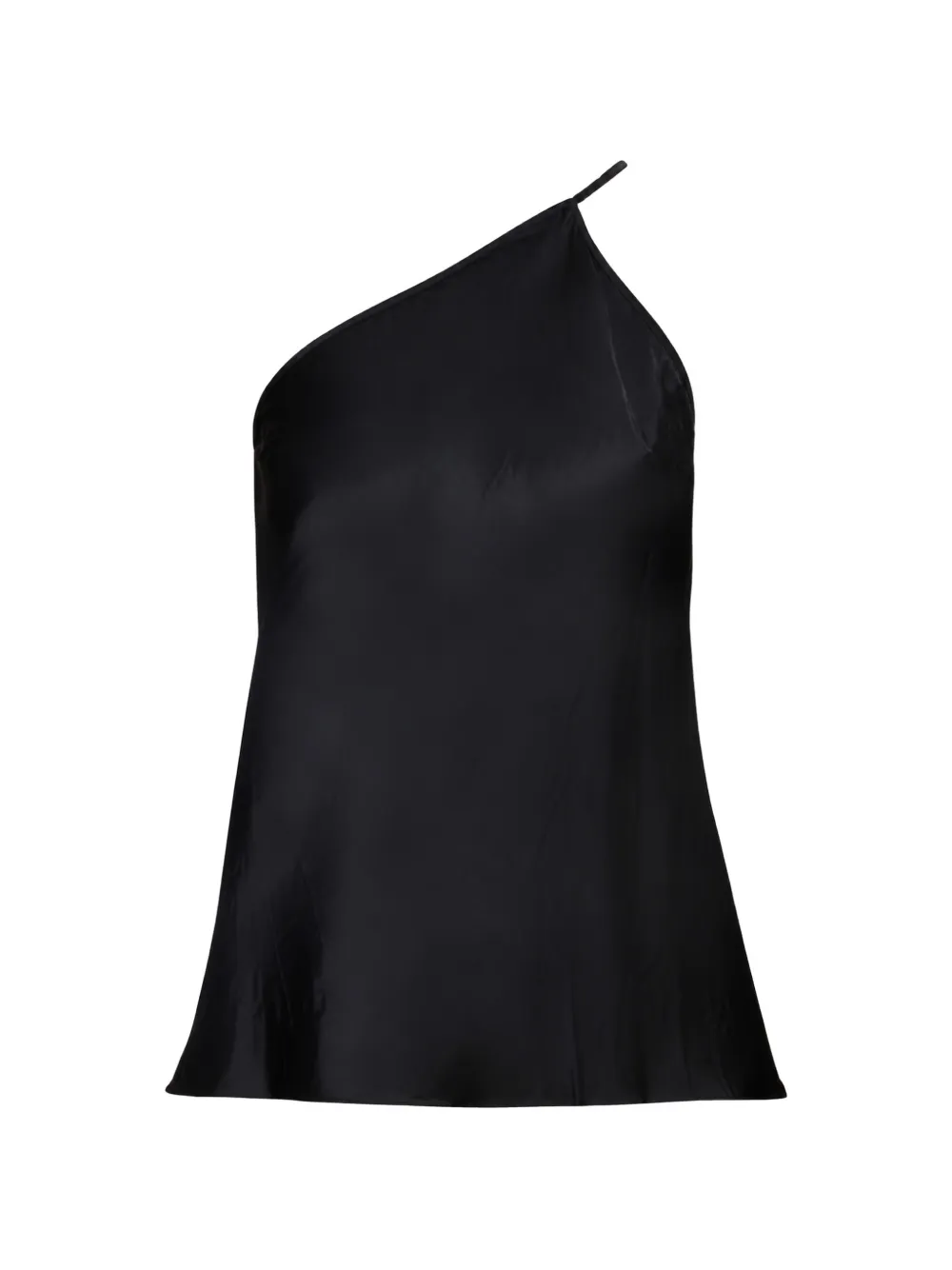 Rick Owens one-shoulder slip top - Nero