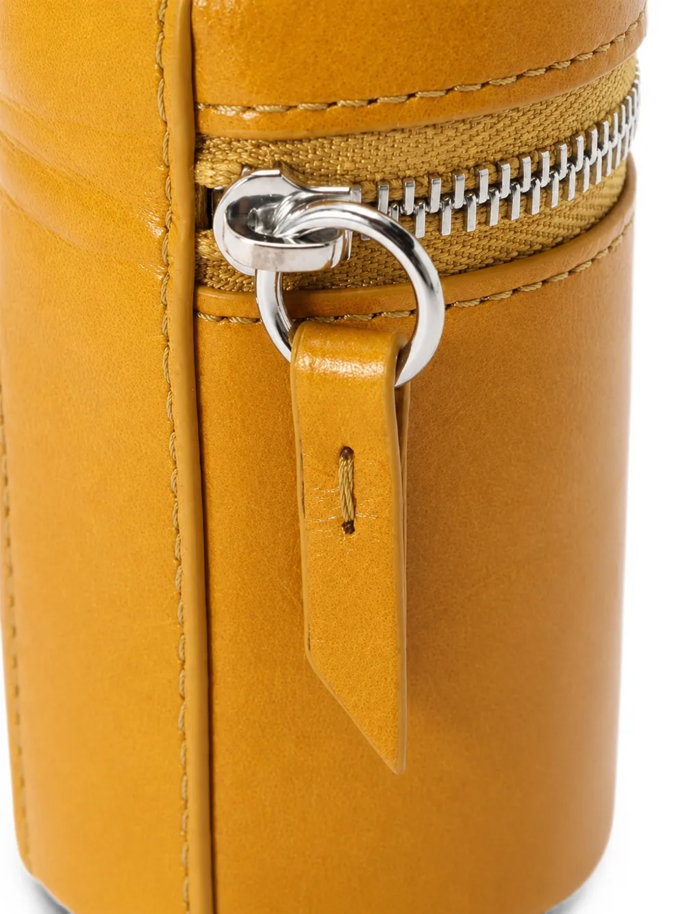 Maison Margiela zipped dog-waste bag-dispenser keyring Geel