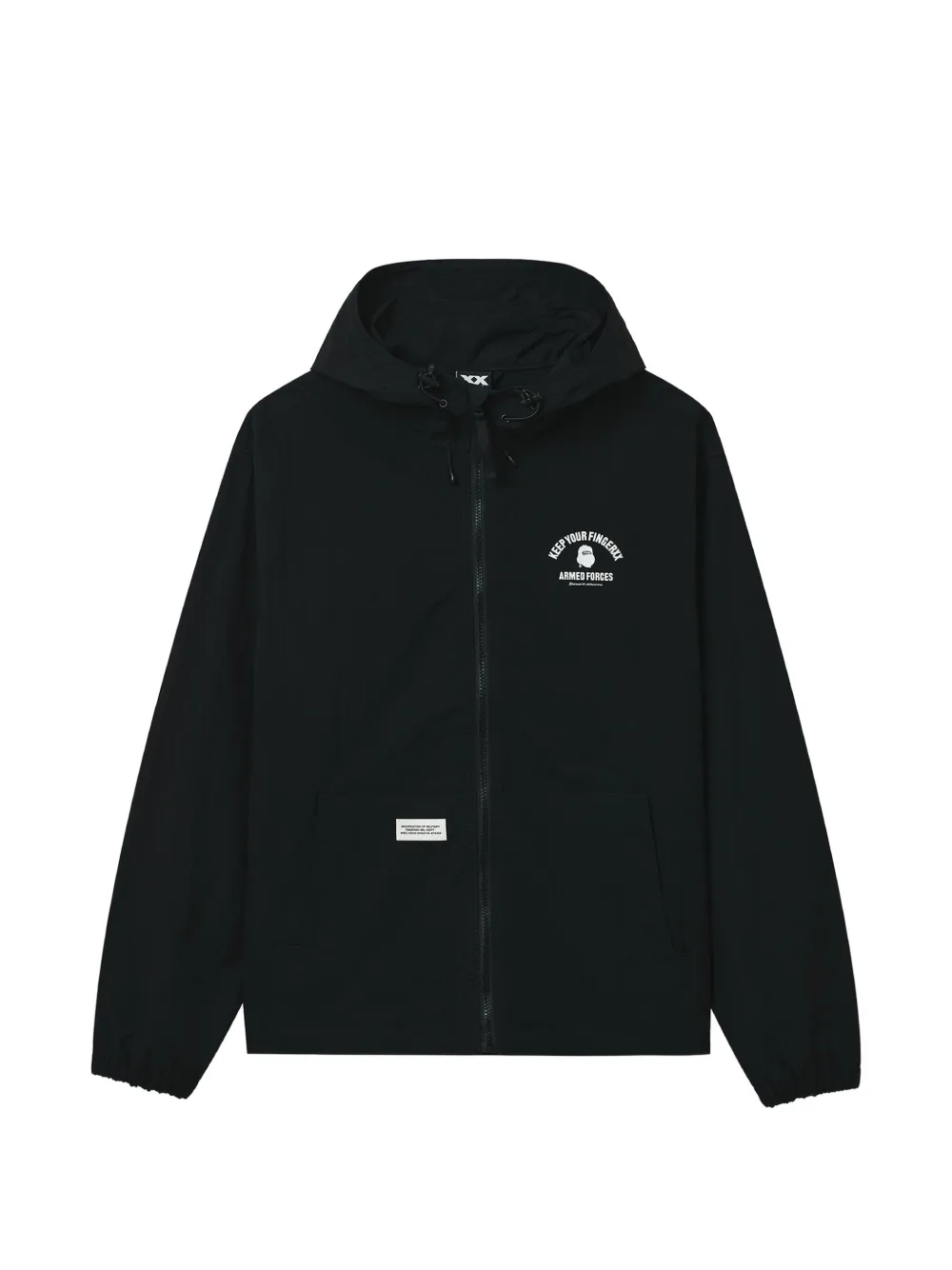 FINGERCROXX Felpa con stampa grafica - Nero