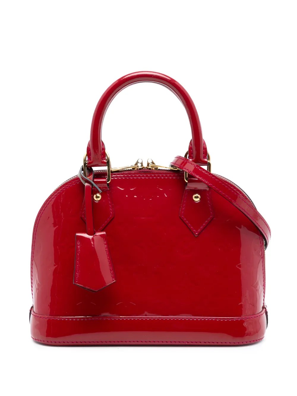 Louis Vuitton Pre-Owned 2013 Monogram Vernis Alma BB satchel - Rosso