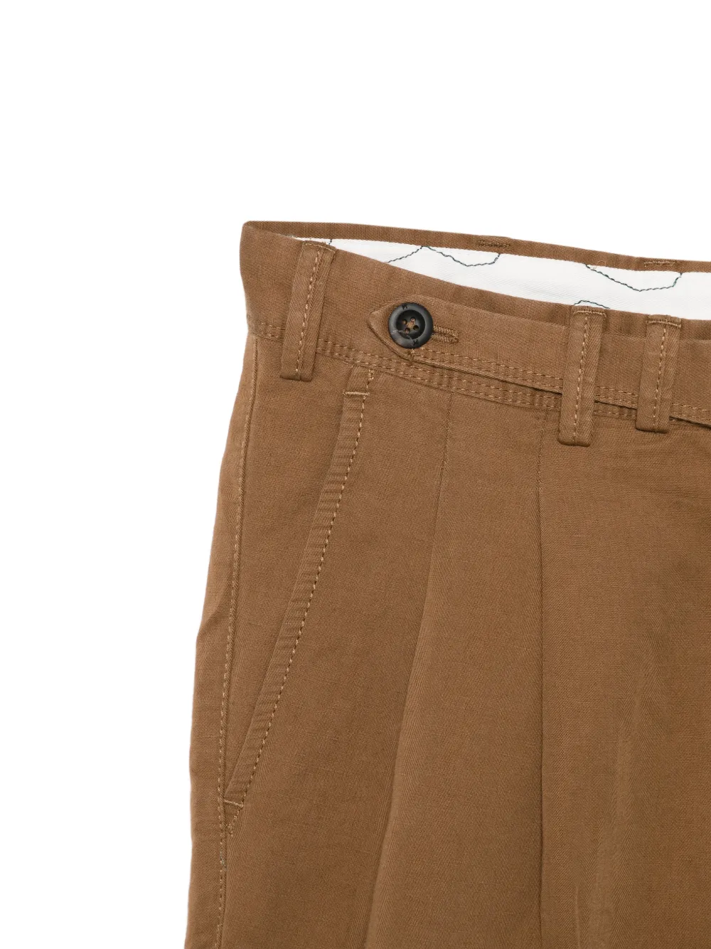 PT Torino Broek met cuffs Bruin