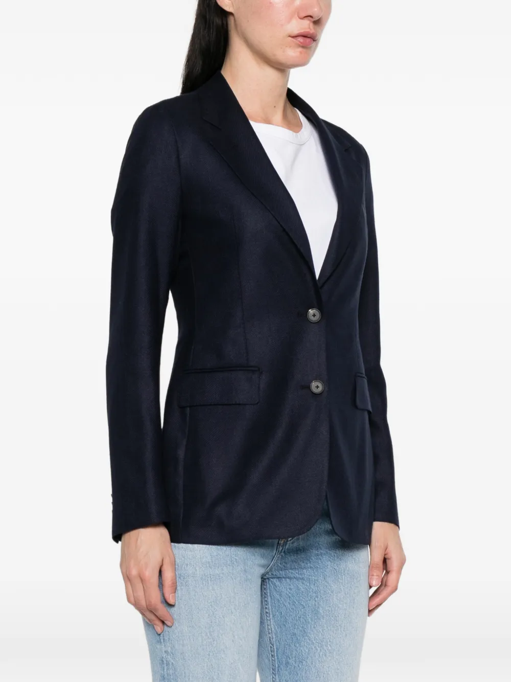 Tagliatore Blazer met enkele rij knopen Blauw