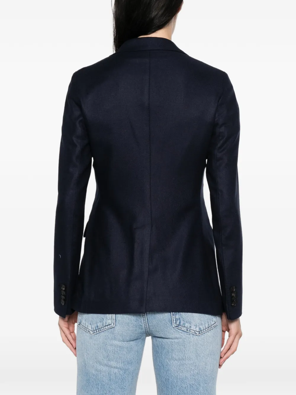 Tagliatore Blazer met enkele rij knopen Blauw