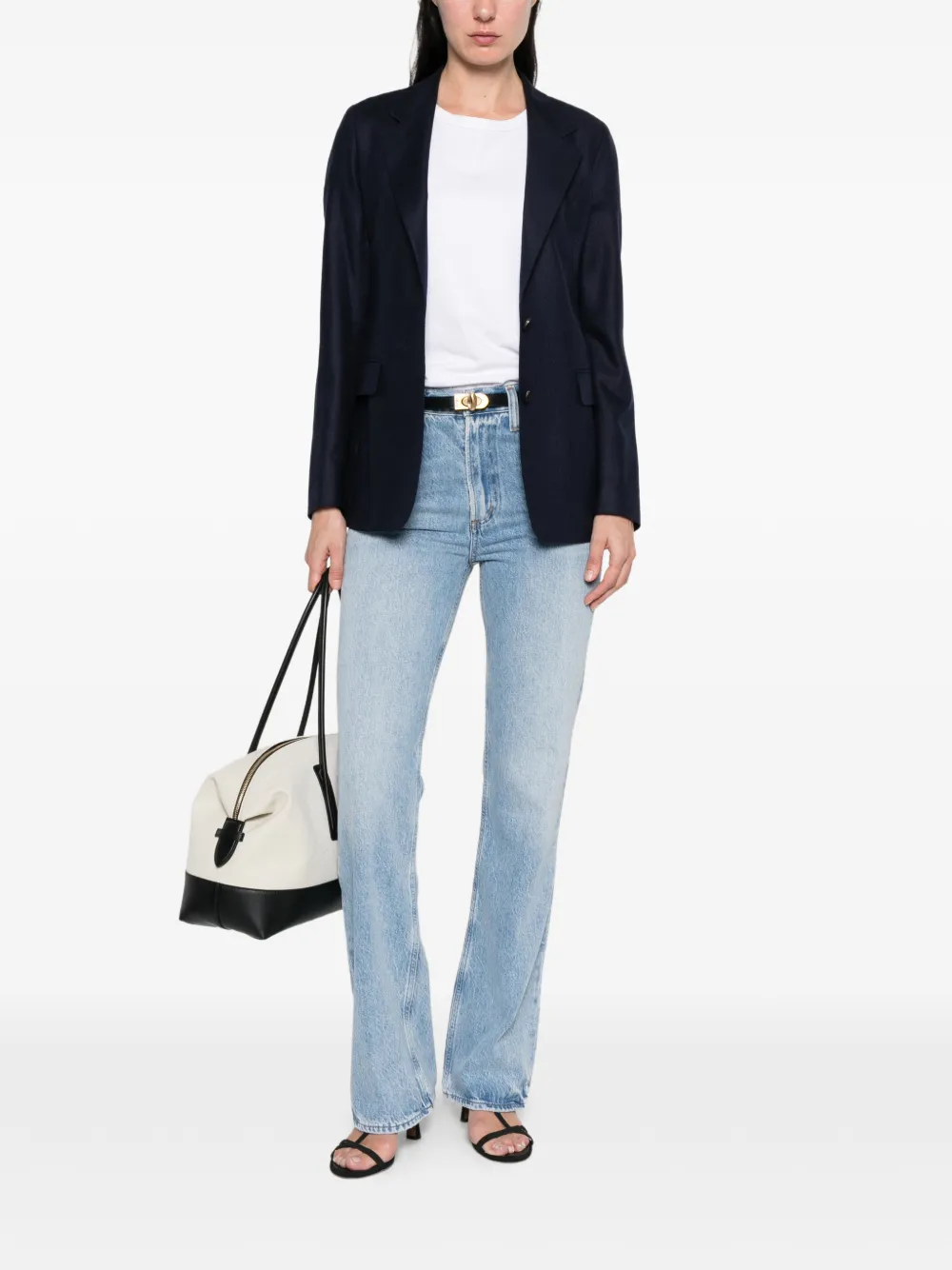 Tagliatore Blazer met enkele rij knopen Blauw