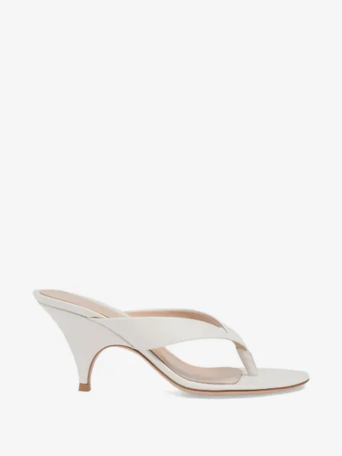 Gianvito Rossi 소피아 스트랩 레더 샌들 70mm