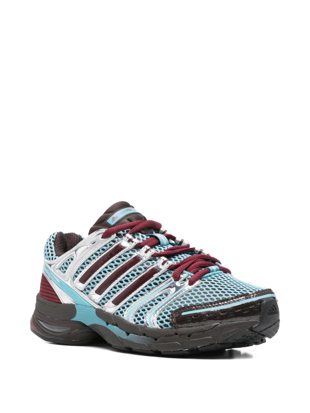 adidas Adistar Control 5 gestreepte mesh sneakers Blauw