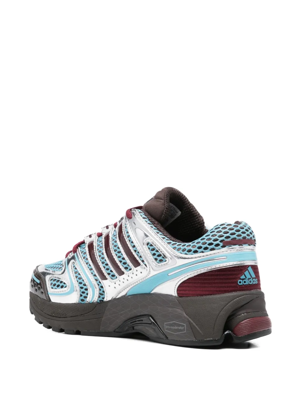 adidas Adistar Control 5 gestreepte mesh sneakers Blauw