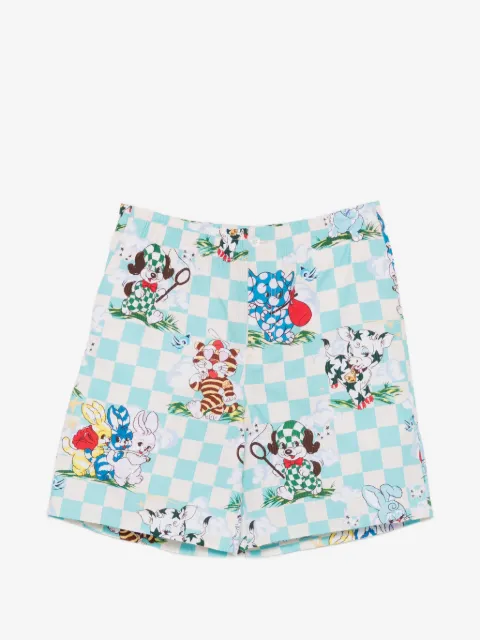 Kenzo cartoon elasticated shorts
