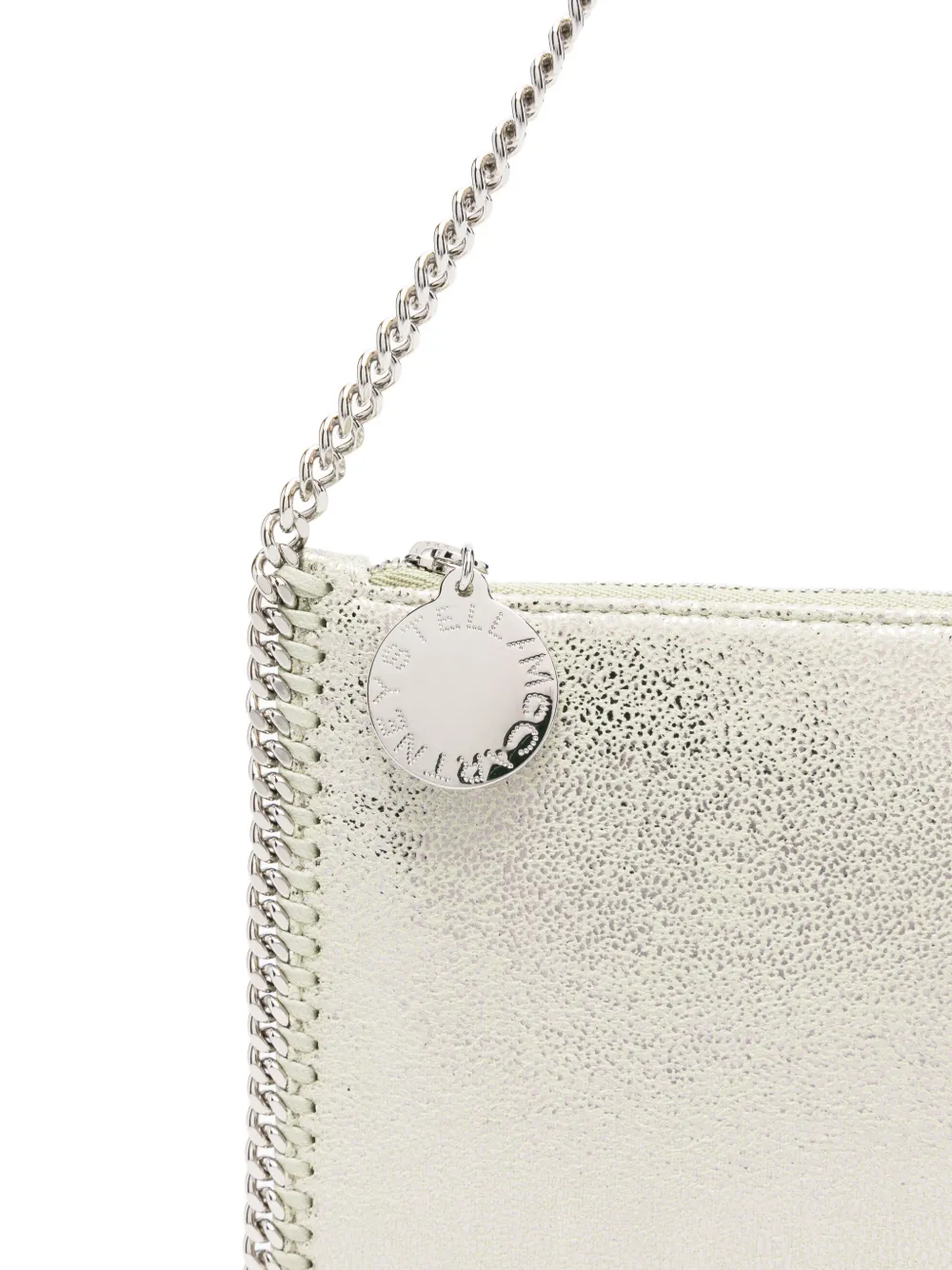 Stella McCartney Falabella mini-schoudertas met kettingband Zilver