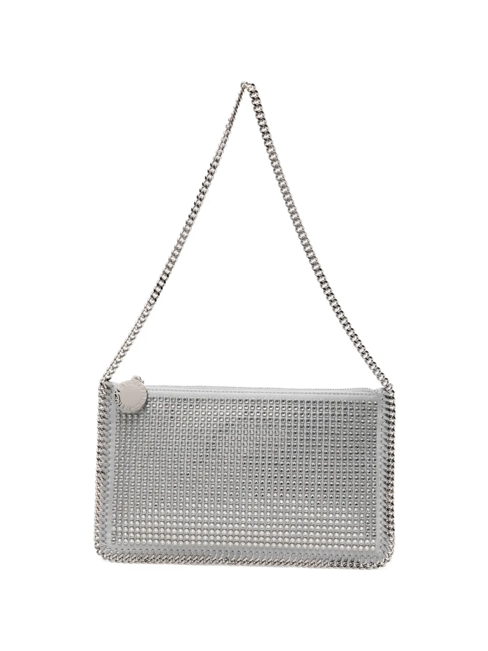 Stella McCartney Falabella crystal-embellished shoulder bag - Grey