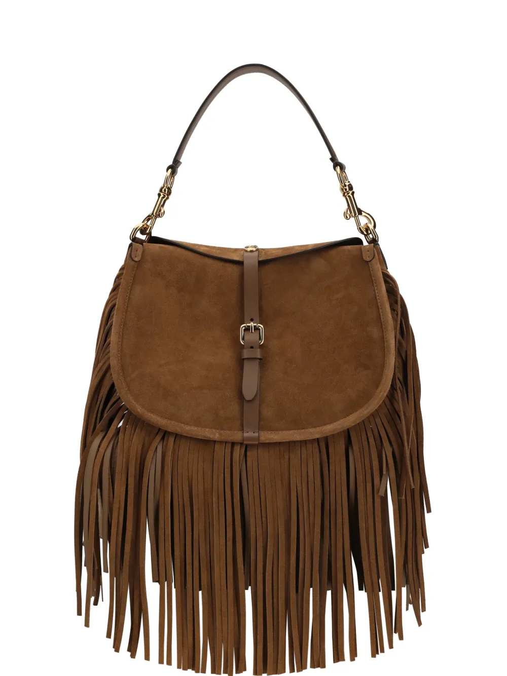 ETRO fringed shoulder bag - Marrone