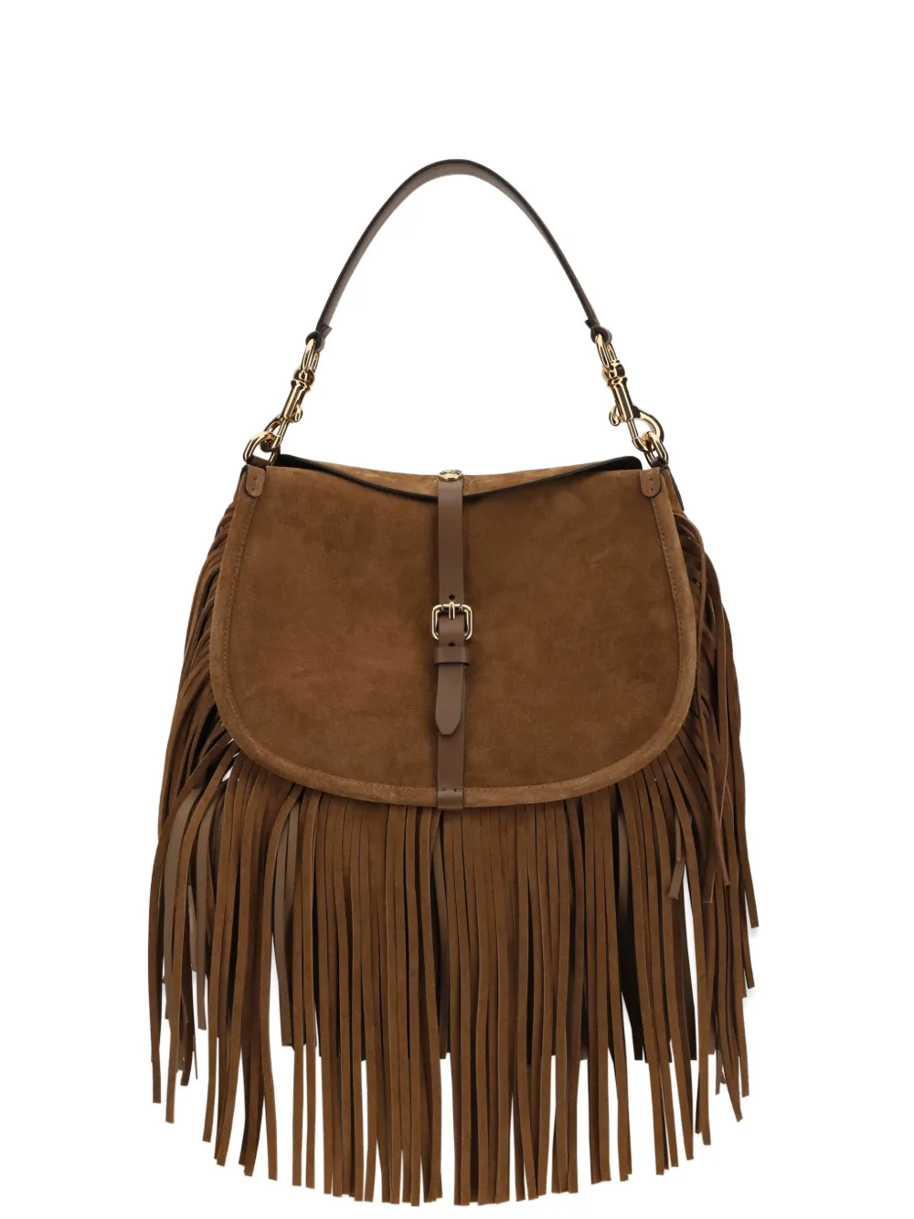 ETRO fringed shoulder bag - Marrone