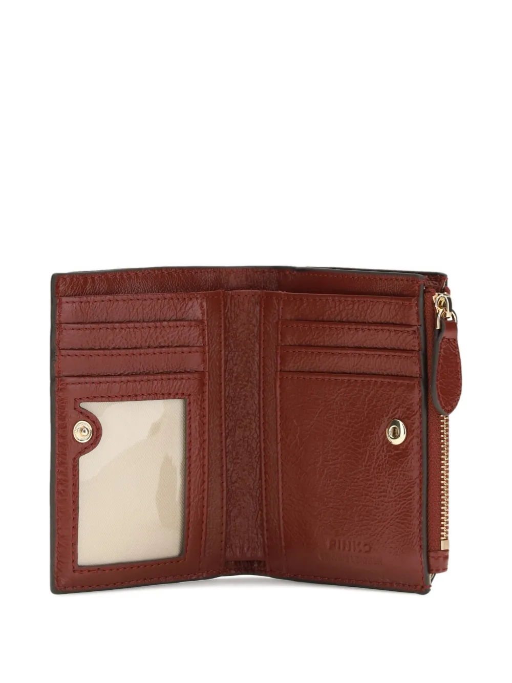PINKO Portemonnee met logo Bruin
