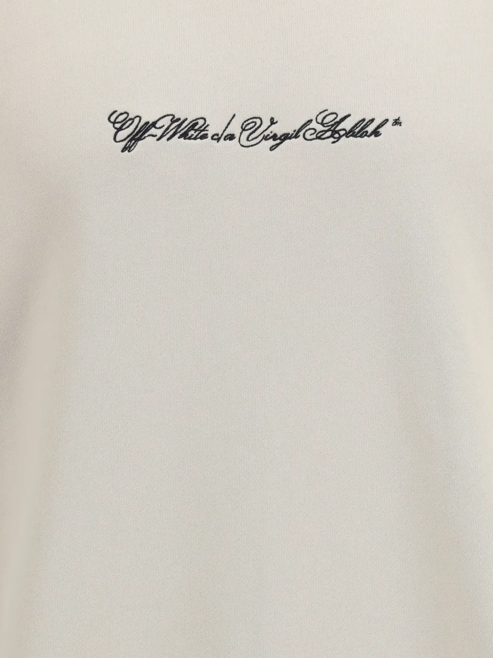 Off-White Script Arrow sweater Beige